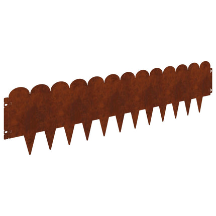 Plænekant 10 pcs 103 x 25 cm Stål Rusten