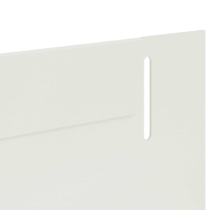 Plænekant 10 pcs 102 x 4 x 4 cm Stål Hvid