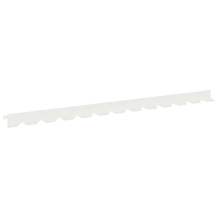 Plænekant 20 pcs 102 x 4 x 4 cm Stål Hvid