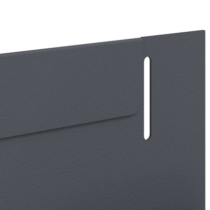 Plænekant 10 pcs 102 x 4 x 4 cm Stål Antracit