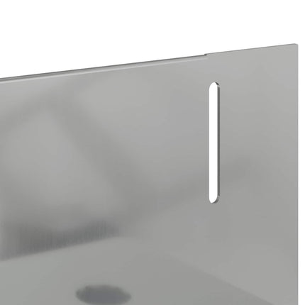 Plænekant 50 pcs 102 x 4 x 4 cm Stål Sølv