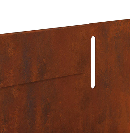Plænekant 10 pcs 102 x 4 x 4 cm Stål Rusten