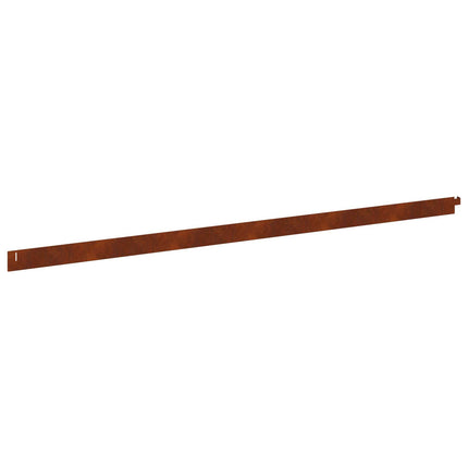 Plænekant 30 pcs 102 x 4 x 4 cm Stål Rusten