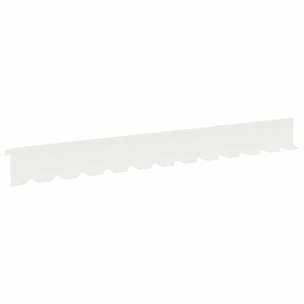 Plænekant 10 pcs 102 x 10 x 4 cm Stål Hvid
