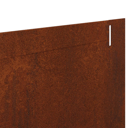 Plænekant 20 pcs 102 x 10 x 4 cm Stål Rusten