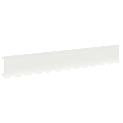 Plænekant 10 pcs 102 x 15 x 4 cm Stål Hvid