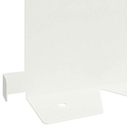 Plænekant 20 pcs 102 x 15 x 4 cm Stål Hvid
