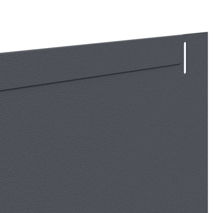 Plænekant 20 pcs 102 x 15 x 4 cm Stål Antracit