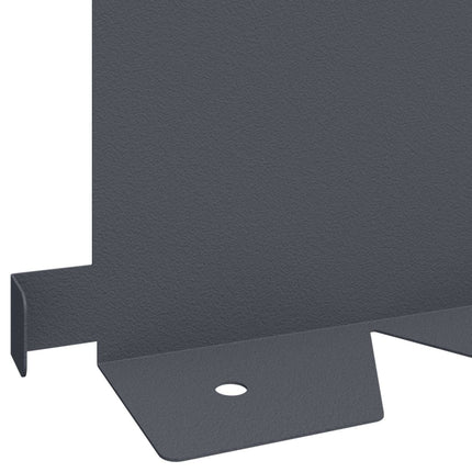 Plænekant 20 pcs 102 x 15 x 4 cm Stål Antracit