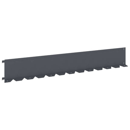 Plænekant 30 pcs 102 x 15 x 4 cm Stål Antracit