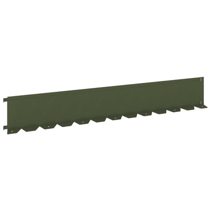Plænekant 10 pcs 102 x 15 x 4 cm Stål Olivengrøn