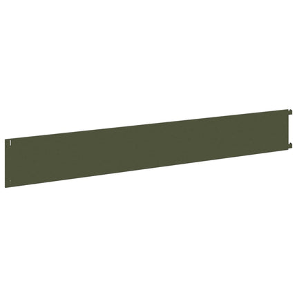 Plænekant 10 pcs 102 x 15 x 4 cm Stål Olivengrøn