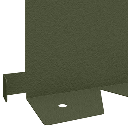 Plænekant 30 pcs 102 x 15 x 4 cm Stål Olivengrøn