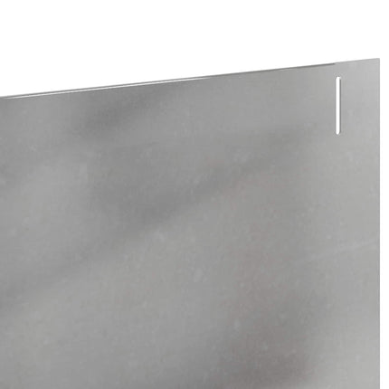 Plænekant 10 pcs 102 x 15 x 4 cm Stål Sølv