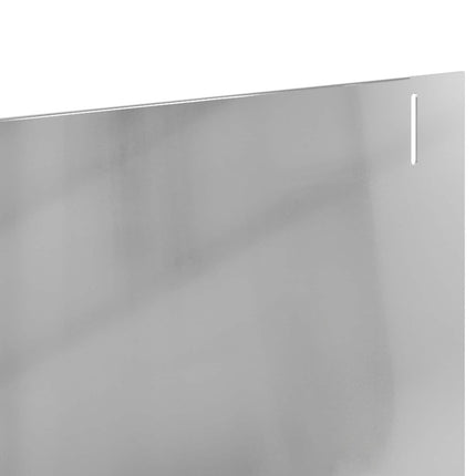 Plænekant 10 pcs 102 x 15 x 4 cm Stål Sølv