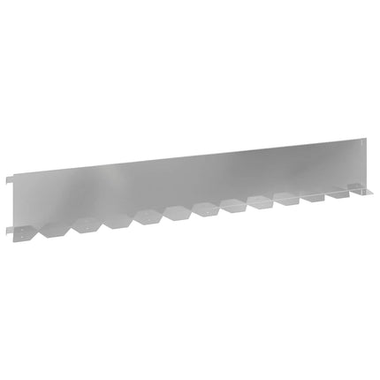 Plænekant 10 pcs 102 x 15 x 4 cm Stål Sølv
