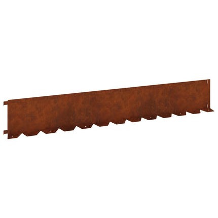 Plænekant 10 pcs 102 x 15 x 4 cm Stål Rusten