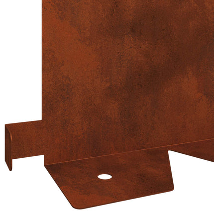 Plænekant 20 pcs 102 x 15 x 4 cm Stål Rusten
