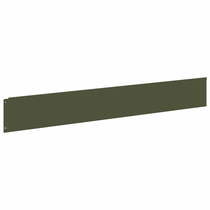 Plænekant 20 pcs 100 x 15 cm Stål Olivengrøn