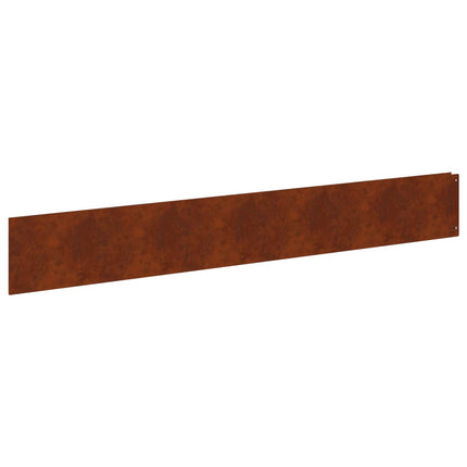 Plænekant 30 pcs 100 x 15 cm Stål Rusten