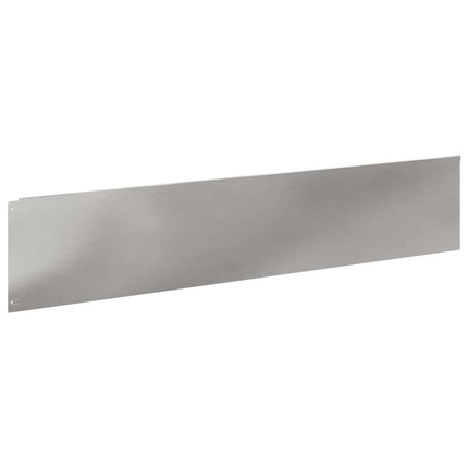 Plænekant 20 stk. 100 x 22 cm Stål Sølv