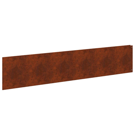Plænekant 10 pcs 100 x 22 cm Stål Rusten