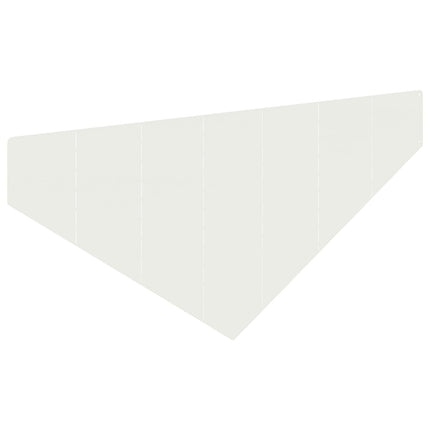 Plænekant 4 stk. 100 x 45 cm Stål Hvid