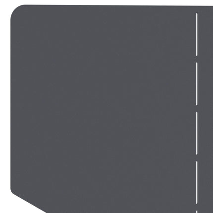 Plænekant 100 x 45 cm Stål Antracit