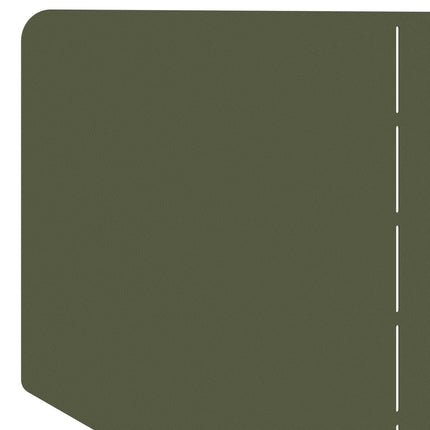 Plænekant 100 x 45 cm Stål Olivengrøn