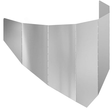 Plænekant 100 x 45 cm Stål Sølv