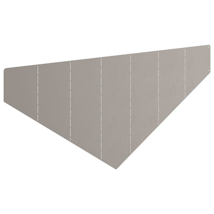 Plænekant 4 pcs 100 x 45 cm Stål Rusten