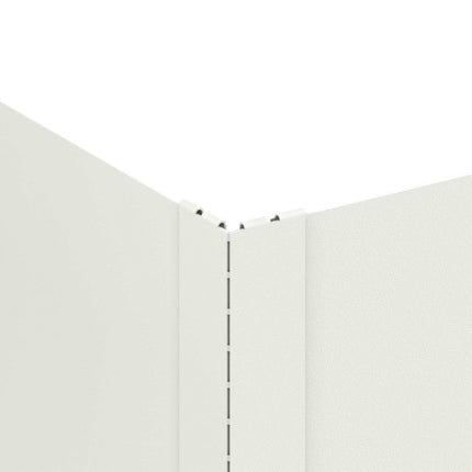 Plænekant 100 x 60 x 20 cm Stål Hvid