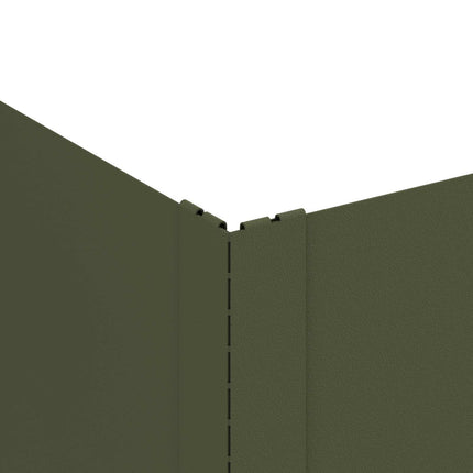 Plænekant 4 stk. 100 x 60 x 20 cm Stål Olivengrøn