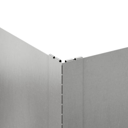 Plænekant 100 x 60 x 20 cm Stål Sølv