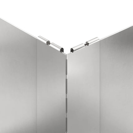 Plænekant 100 x 60 x 35 cm Stål Sølv