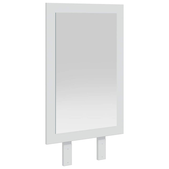 Spejl FAUSKE Hvid 43 x 3,5 x 77 cm Rektangulær