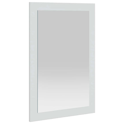 Spejl FAUSKE Hvid 43 x 3,5 x 77 cm Rektangulær