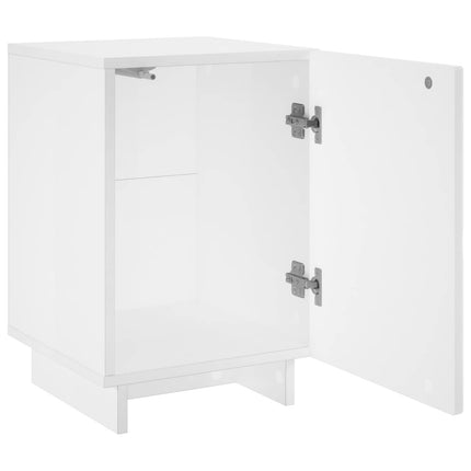 Natskab 2 pcs Hvid 33,5 x 34,5 x 50 cm Konstrueret træ