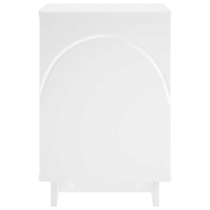 Natskab 2 pcs Hvid 33,5 x 34,5 x 50 cm Konstrueret træ