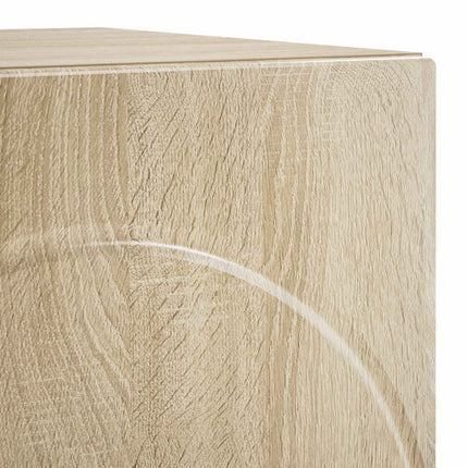 Natskab 2 pcs Sonoma-eg 33,5 x 34,5 x 50 cm Konstrueret træ