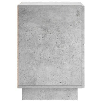 Natskab 2 pcs Betongrå 33,5 x 34,5 x 50 cm Konstrueret træ
