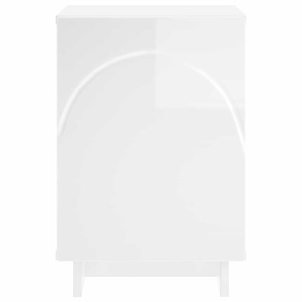 Natskab Hvid højglans 33,5 x 34,5 x 50 cm Konstrueret træ