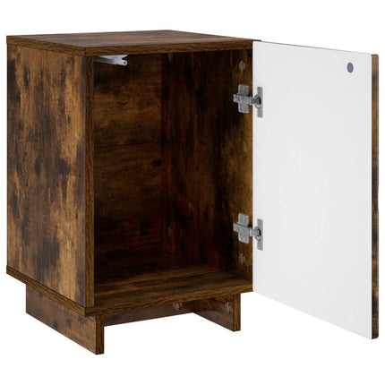 Natskab 2 pcs Røget eg 33,5 x 34,5 x 50 cm Konstrueret træ