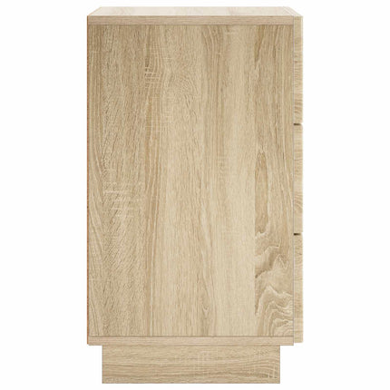 Natskab 2 pcs Sonoma-eg 33,5 x 34,5 x 60 cm Konstrueret træ
