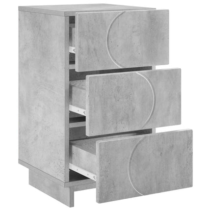 Natskab Betongrå 33,5 x 34,5 x 60 cm Konstrueret træ