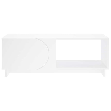 Sofabord Hvid 95 x 50,5 x 35 cm Konstrueret træ