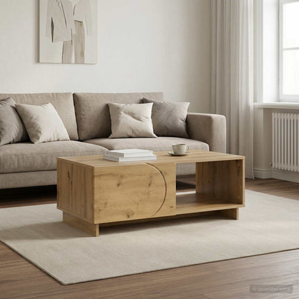 Sofabord Artisan-eg 95 x 50,5 x 35 cm Konstrueret træ