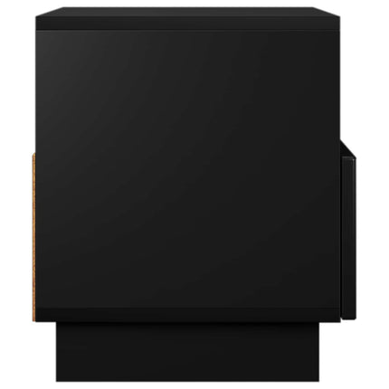 TV-bord 60 x 34,5 x 40 cm Sort Konstrueret træ