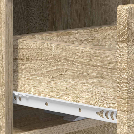 TV-bord 60 x 34.5 x 40 cm Sonoma-eg Konstrueret træ