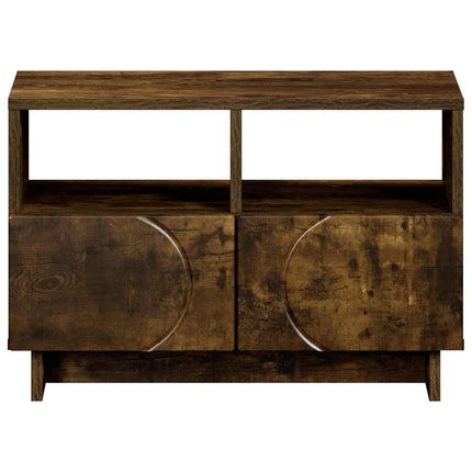 TV-bord 60 x 34.5 x 40 cm Røget eg Konstrueret træ